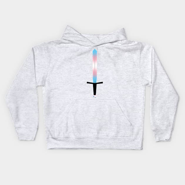 Trans Sword Kids Hoodie by nats-designs